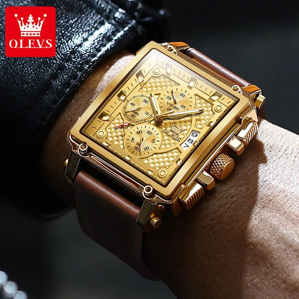 Relógio Masculino Original Quadrado Chronos - Sundian - Sundian