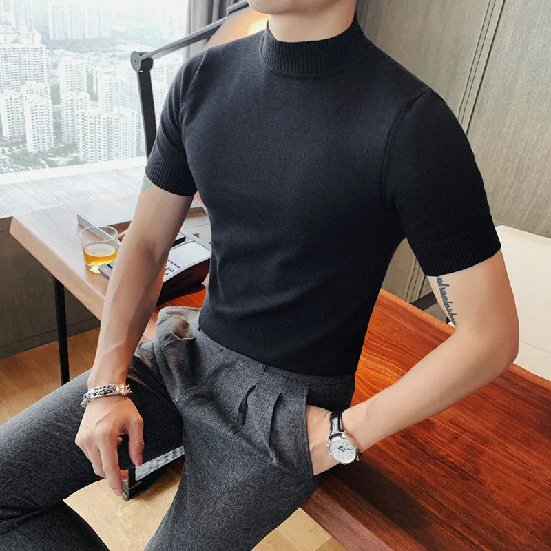Knitted T-shirt - Malaya – Sophistication with a perfect fit