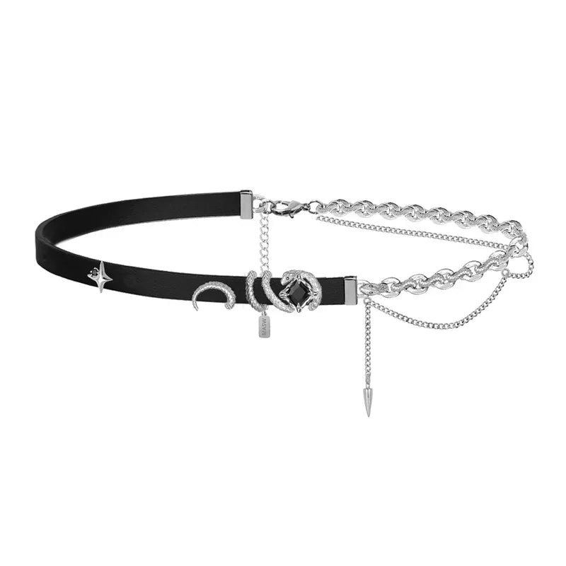 Gargantilla de serpiente - Cadena de 45 cm