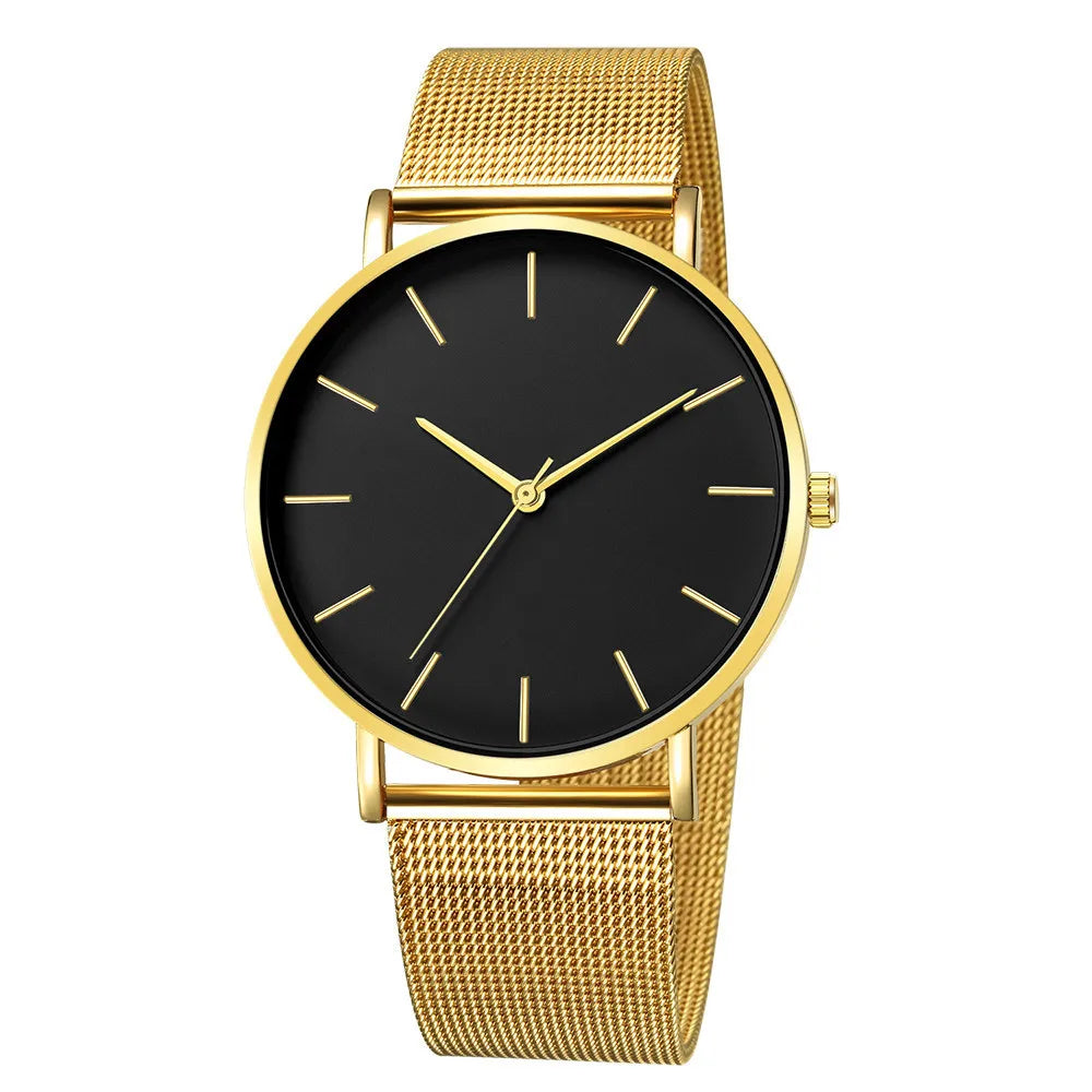 Relógio Feminino Couro Ultra Minimalista