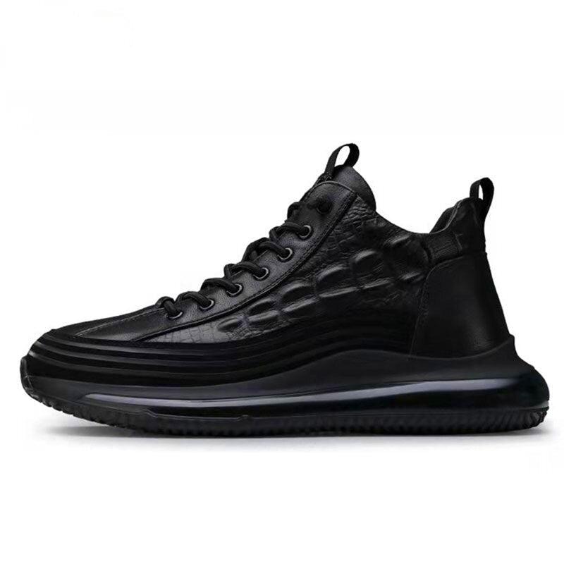 Tênis Masculino Casual Crocodilo - Couro Legítimo - Sundian - Sundian