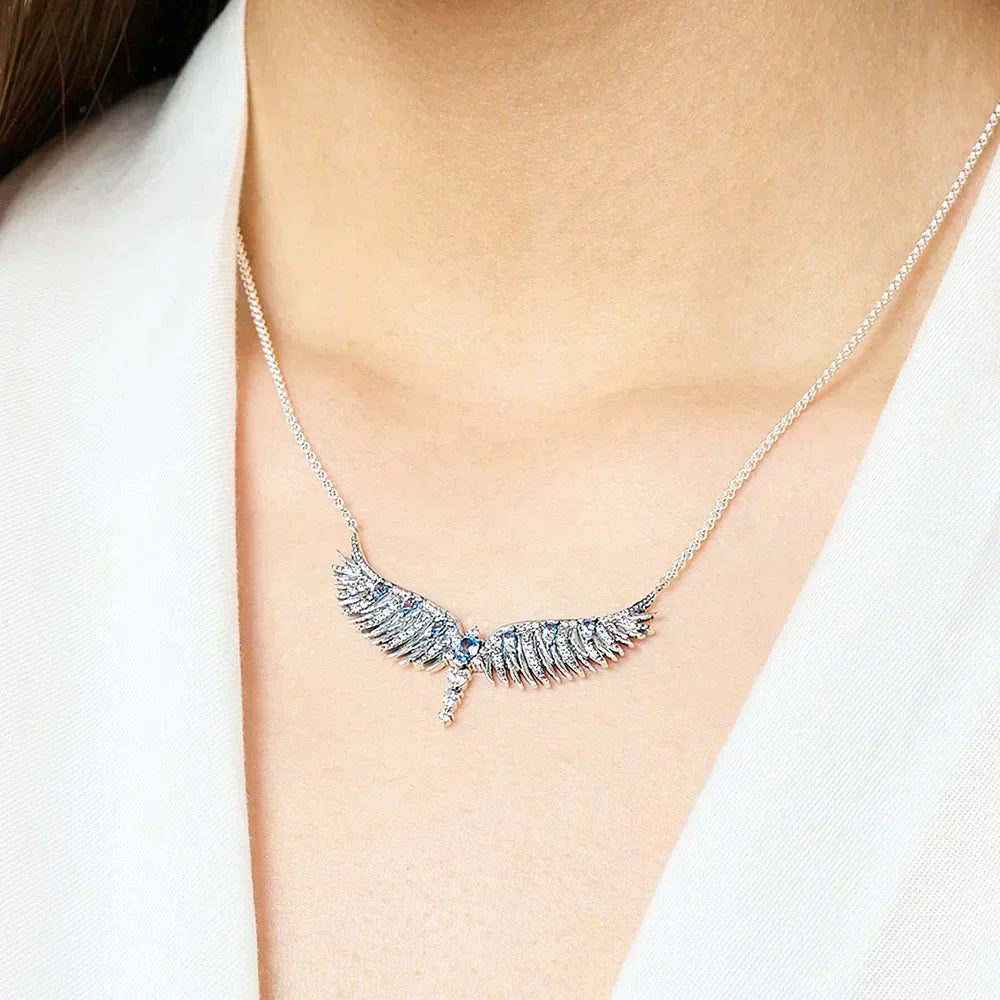 Collar Fénix en Plata de Ley 925 – Cadena de 45 cm