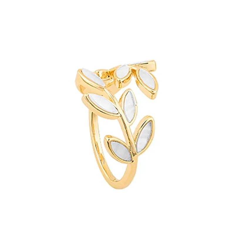 Anel Fiore Banhado 18K - Sundian