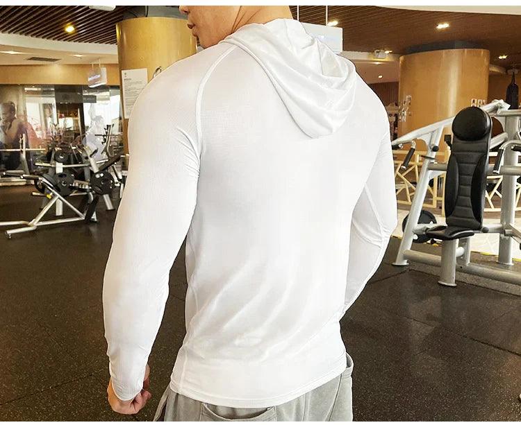 Camiseta Esportiva Masculina Com Capuz - Sundian - Sundian
