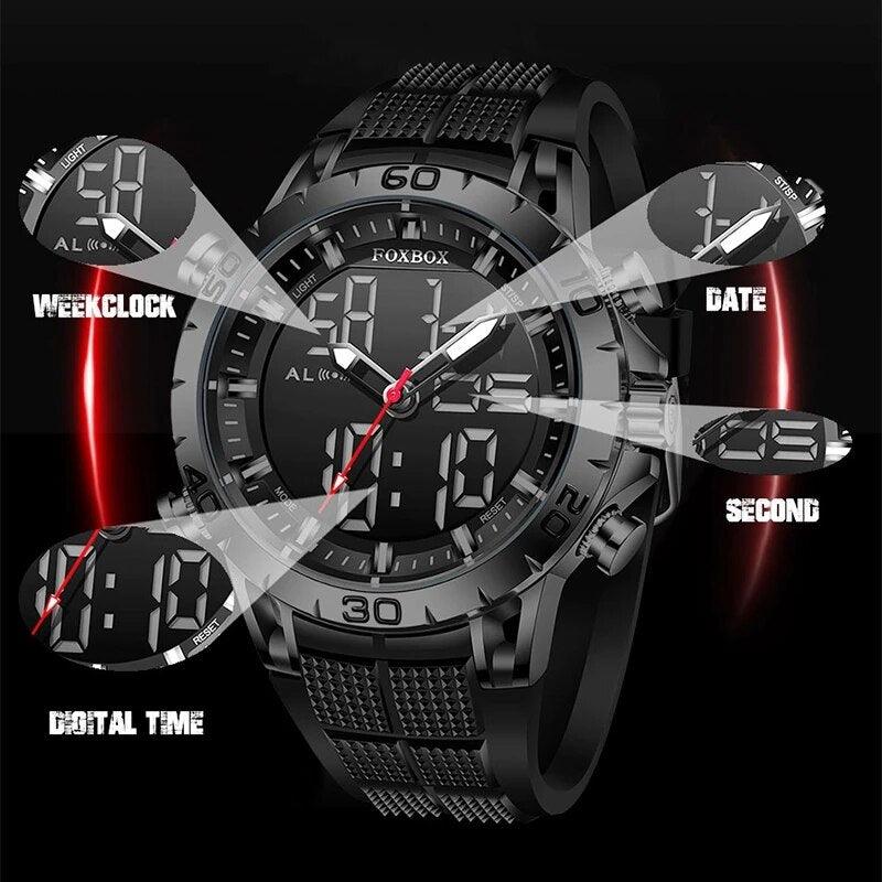 Relógio Masculino Militar FoxBox Tela Infinita - Sundian - Sundian