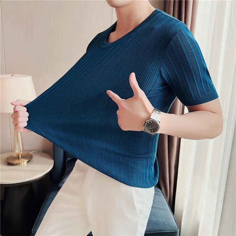 Knit T-shirt - Lets'go - Simply irresistible