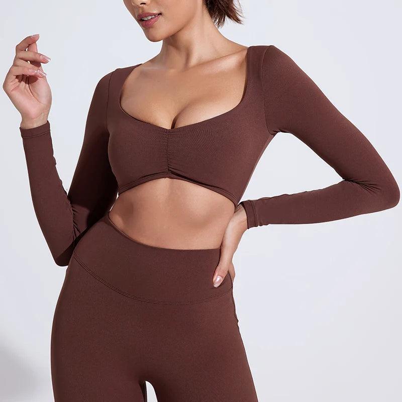 Top Fitness Feminino Manga Longa - Sundian - Sundian