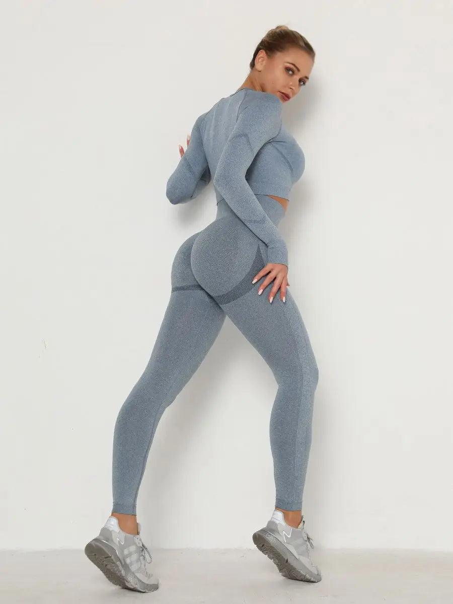 Conjunto Fitness Feminino Manga longa Solis - Sundian - Sundian