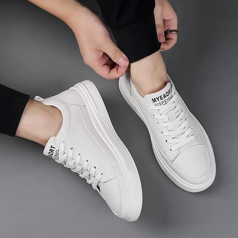 Tênis Casual Sport Flat - Couro Legítimo - Sundian - Sundian