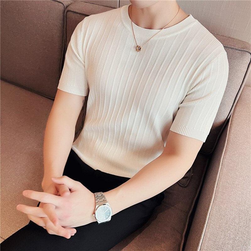 Knit T-shirt - Lets'go - Simply irresistible