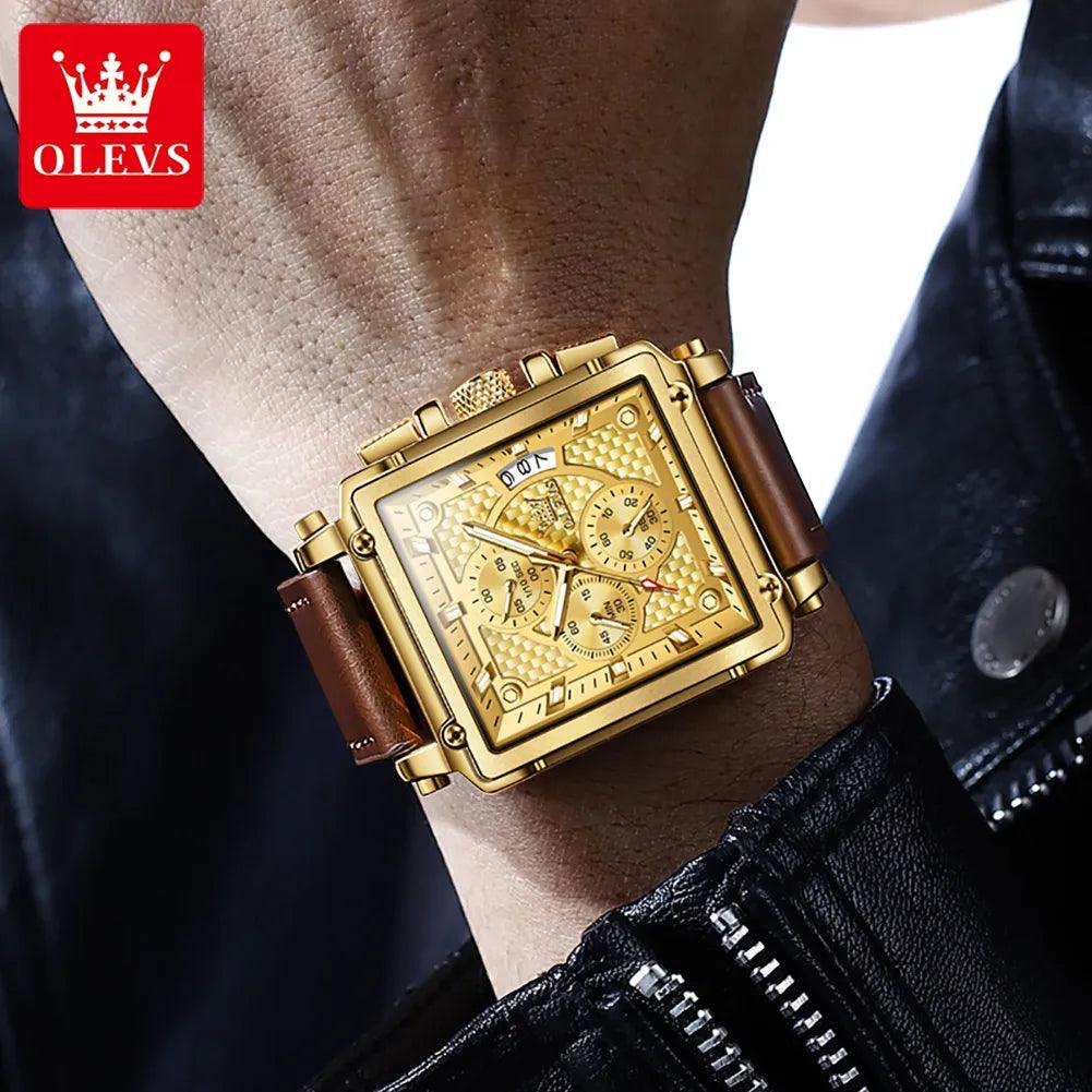 Relógio Masculino Original Quadrado Chronos - Sundian - Sundian
