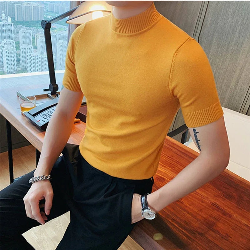 Knitted T-shirt - Malaya – Sophistication with a perfect fit