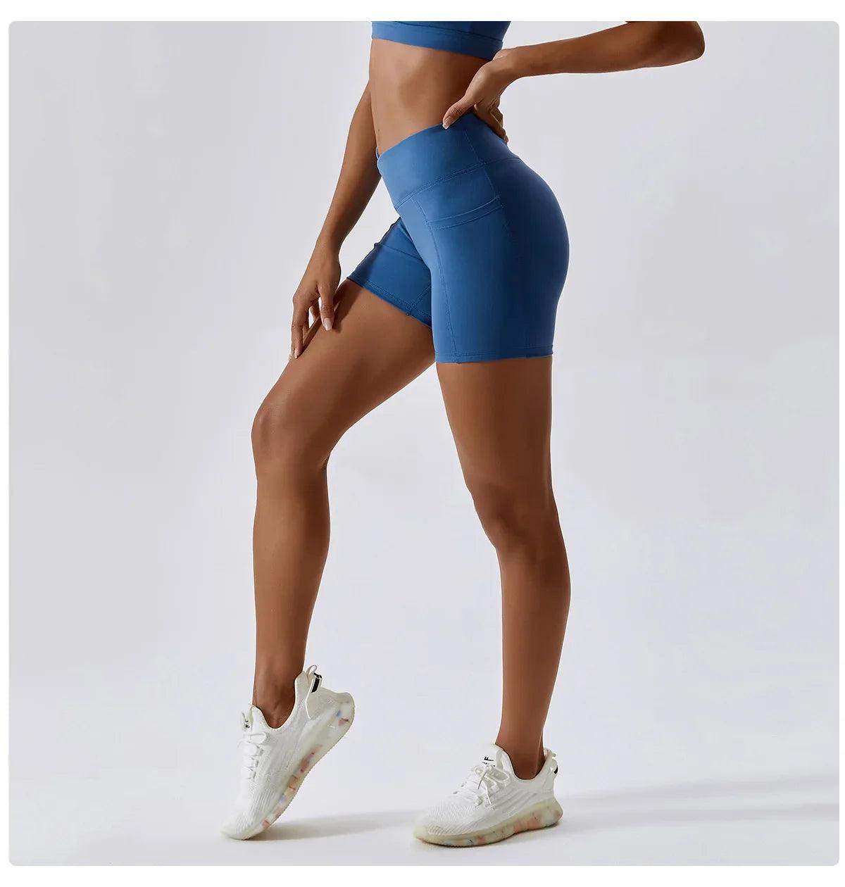Shorts Fitness Feminino Com Bolso Zephyros - Sundian - Sundian