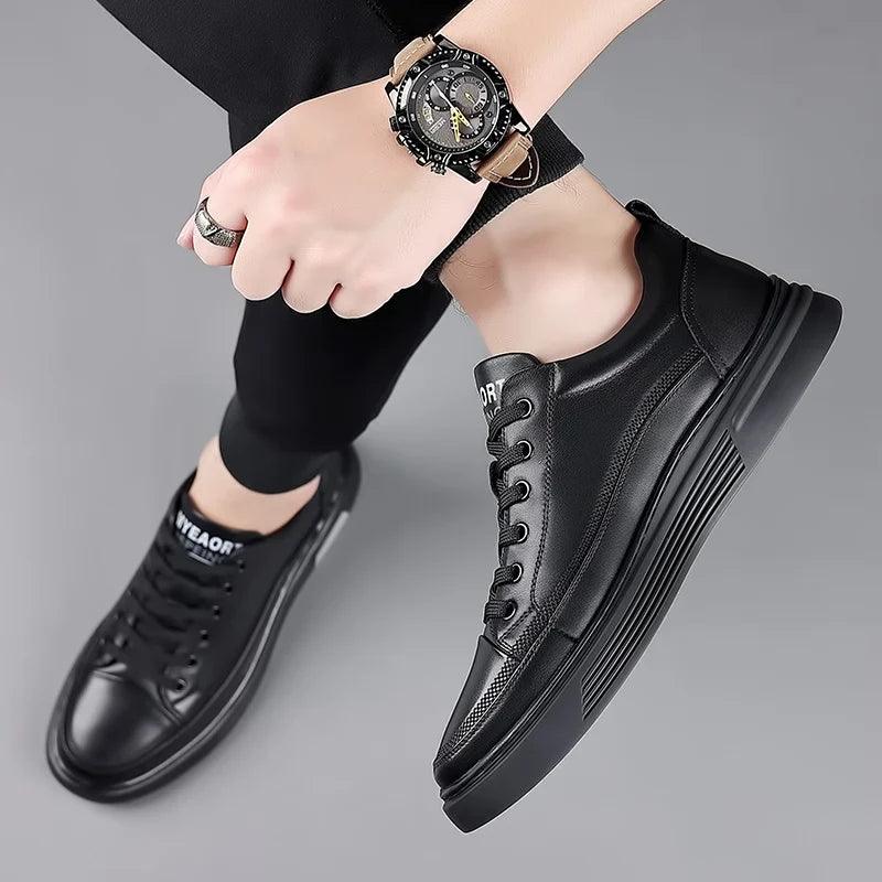 Tênis Casual Sport Flat - Couro Legítimo - Sundian - Sundian