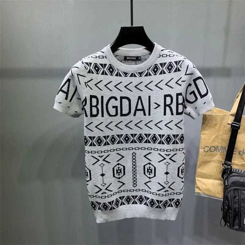 Knitted T-Shirt - Midset - Ideal for any occasion
