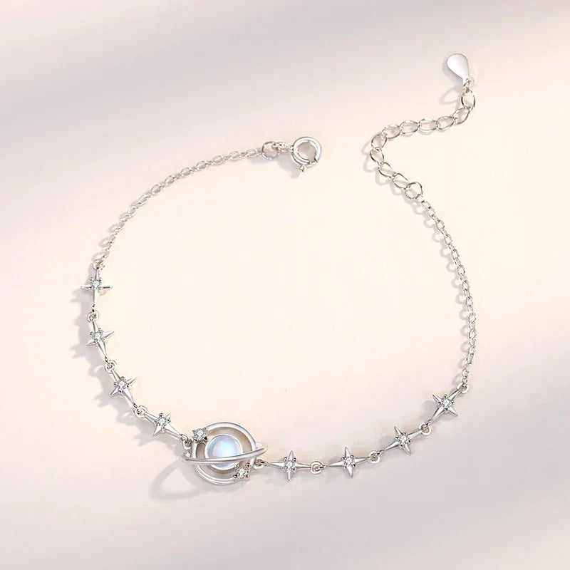 Cosmic Star Bracelet in 925 Silver