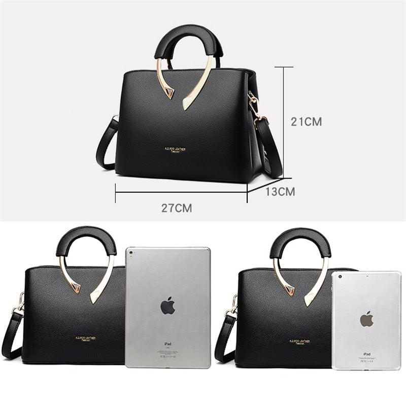 Bolsa Feminina de Couro Elegance - Sundian