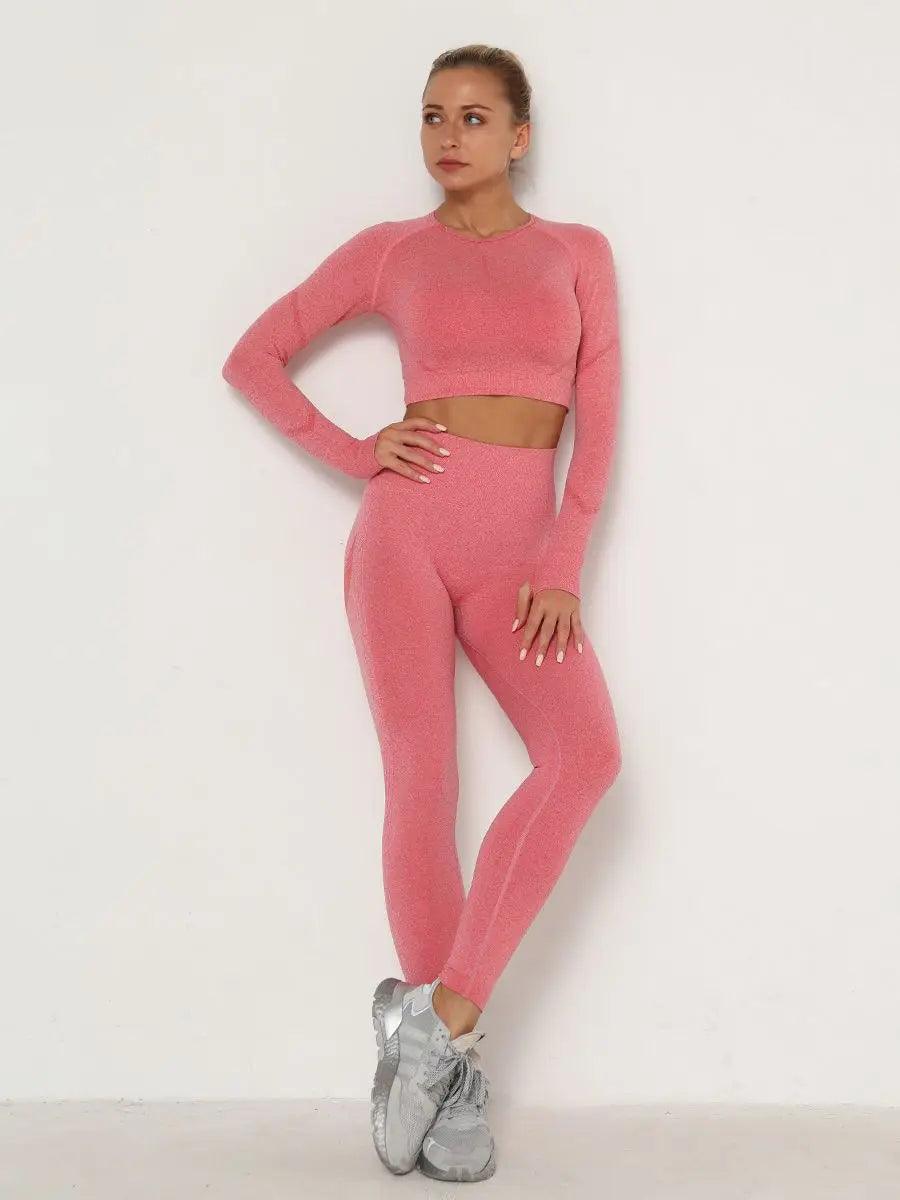 Conjunto Fitness Feminino Manga longa Solis - Sundian - Sundian