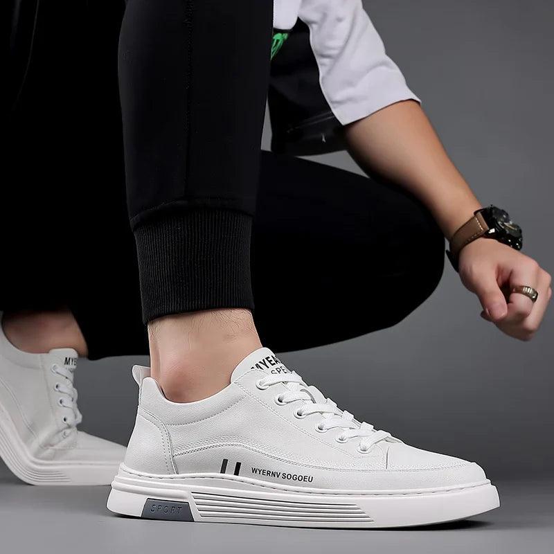 Tênis Casual Sport Flat - Couro Legítimo - Sundian - Sundian