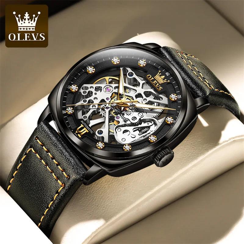 Relógio Masculino Original Automático Esqueleto Valmonte - Sundian - Sundian