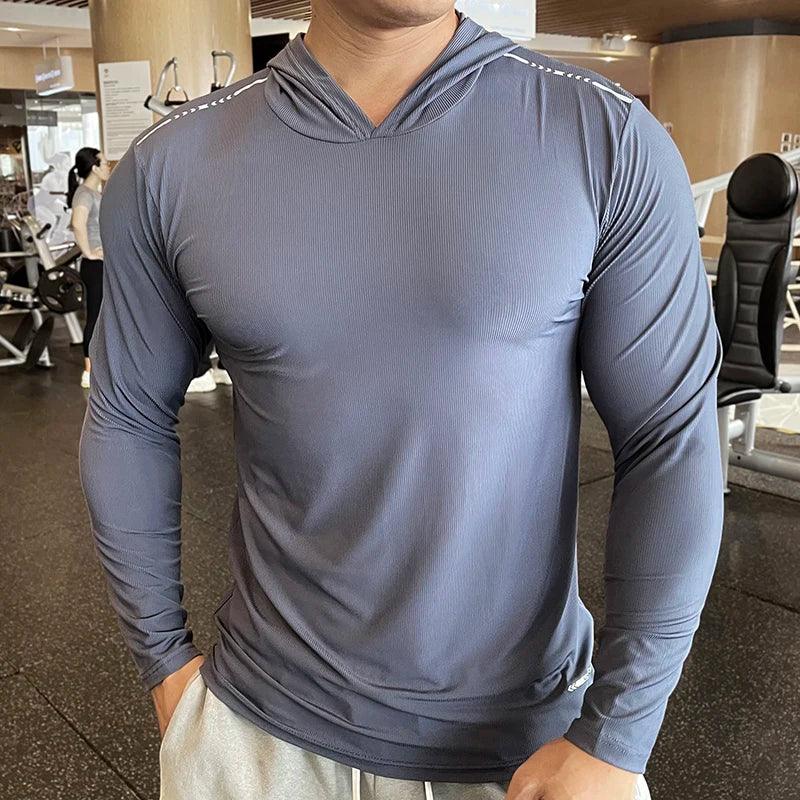 Camiseta Esportiva Masculina Com Capuz - Sundian - Sundian
