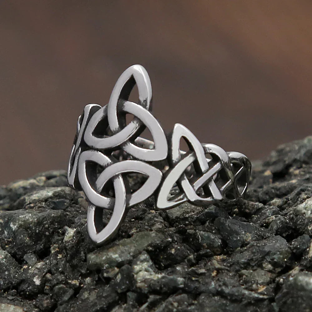 Anel Triquetra em Aço Inoxidável 316L - Sundian