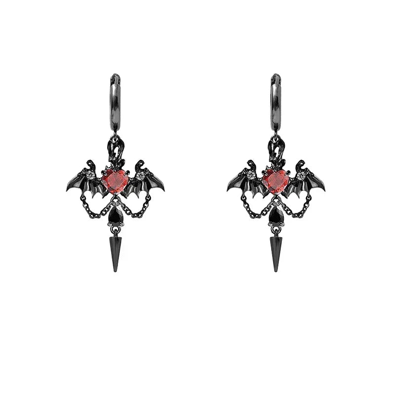 Pair of Bat Wing Earrings