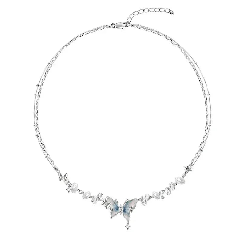 Collar de mariposa espacial - Ajustable
