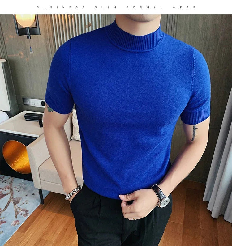Knitted T-shirt - Malaya – Sophistication with a perfect fit