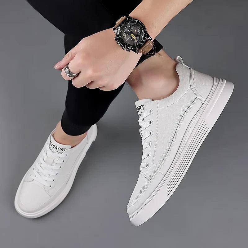 Tênis Casual Sport Flat - Couro Legítimo - Sundian - Sundian