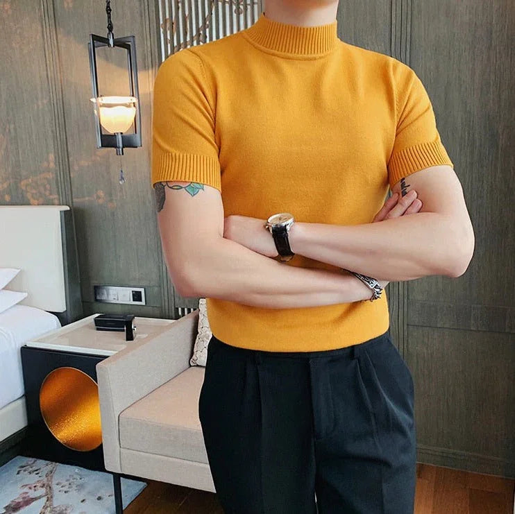 Knitted T-shirt - Malaya – Sophistication with a perfect fit