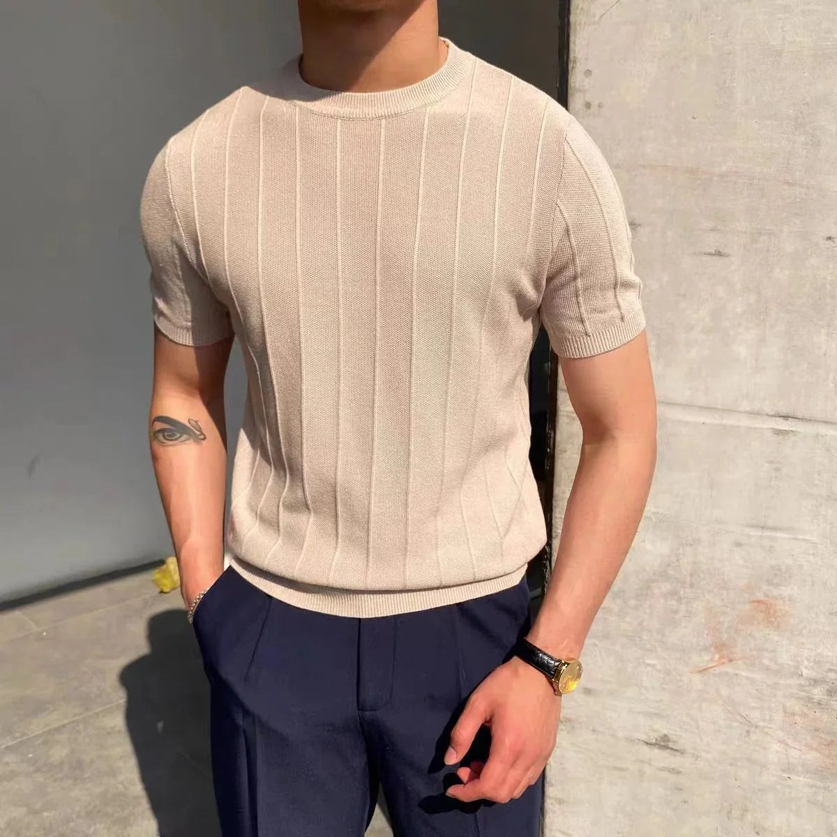 Tricot T-shirt - Lincce – Soft touch and charming look