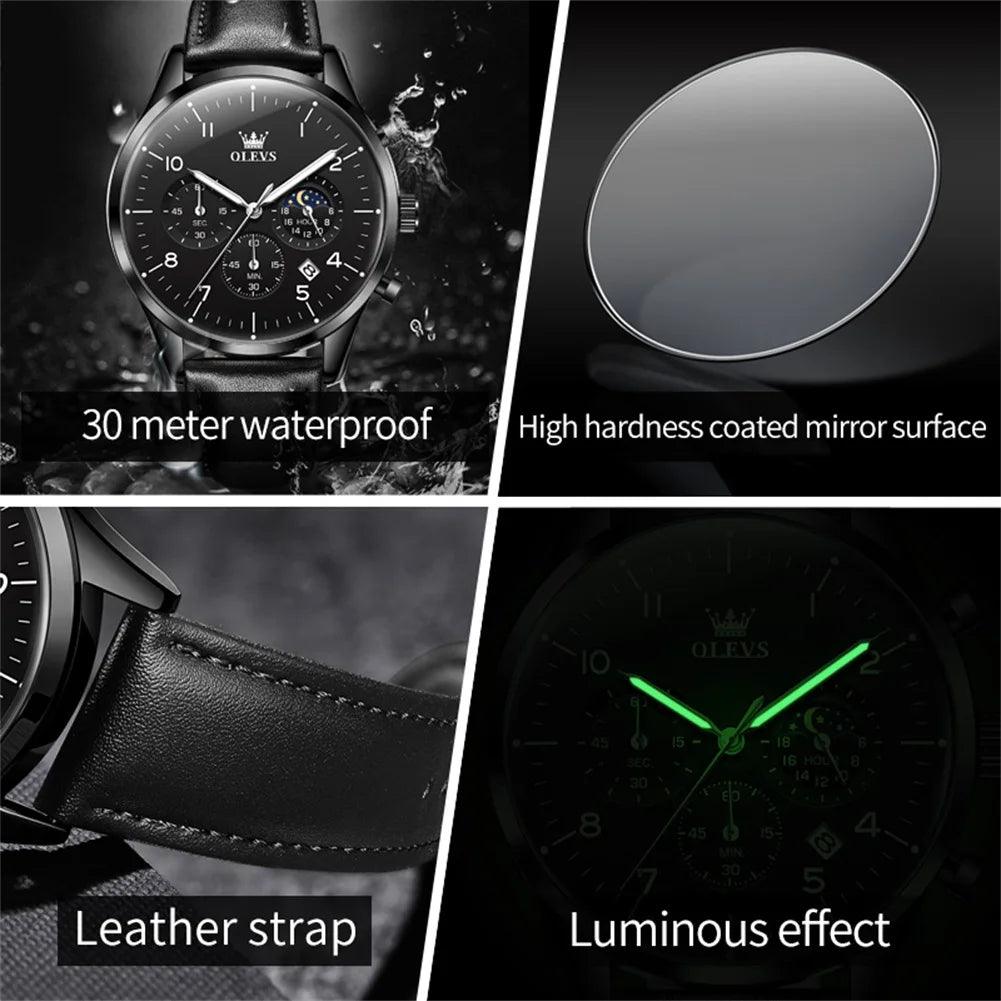 Relógio Masculino Original Lunar Quartzo - Sundian - Sundian