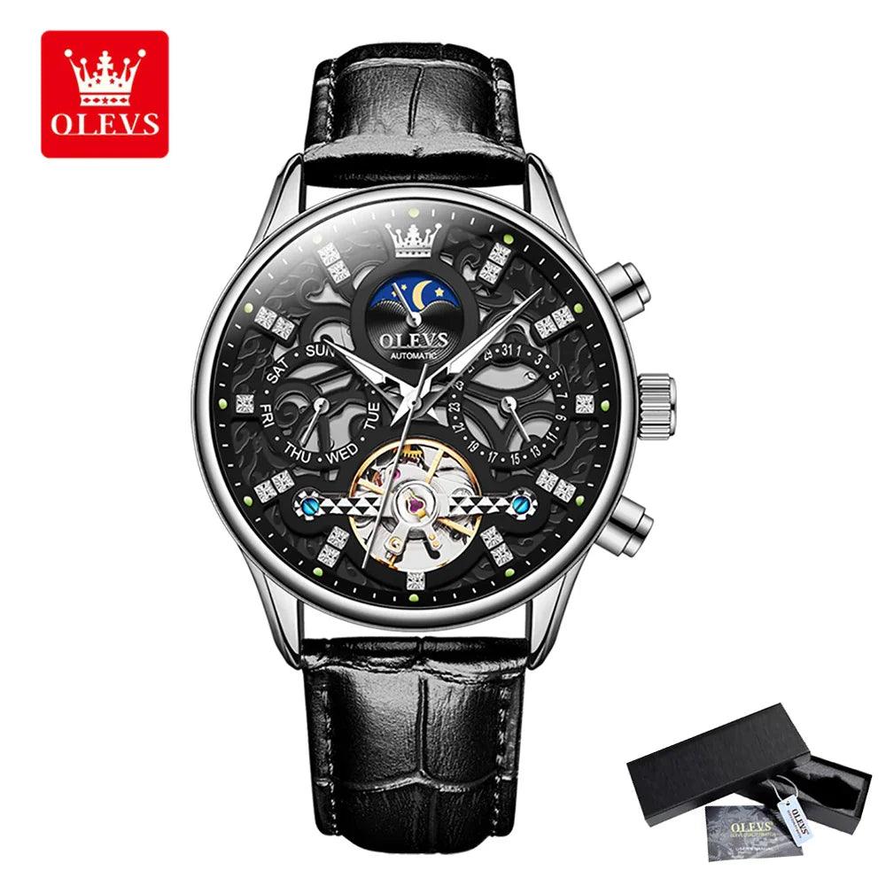 Relógio Masculino Automático Esqueleto Strathelm - Sundian - Sundian