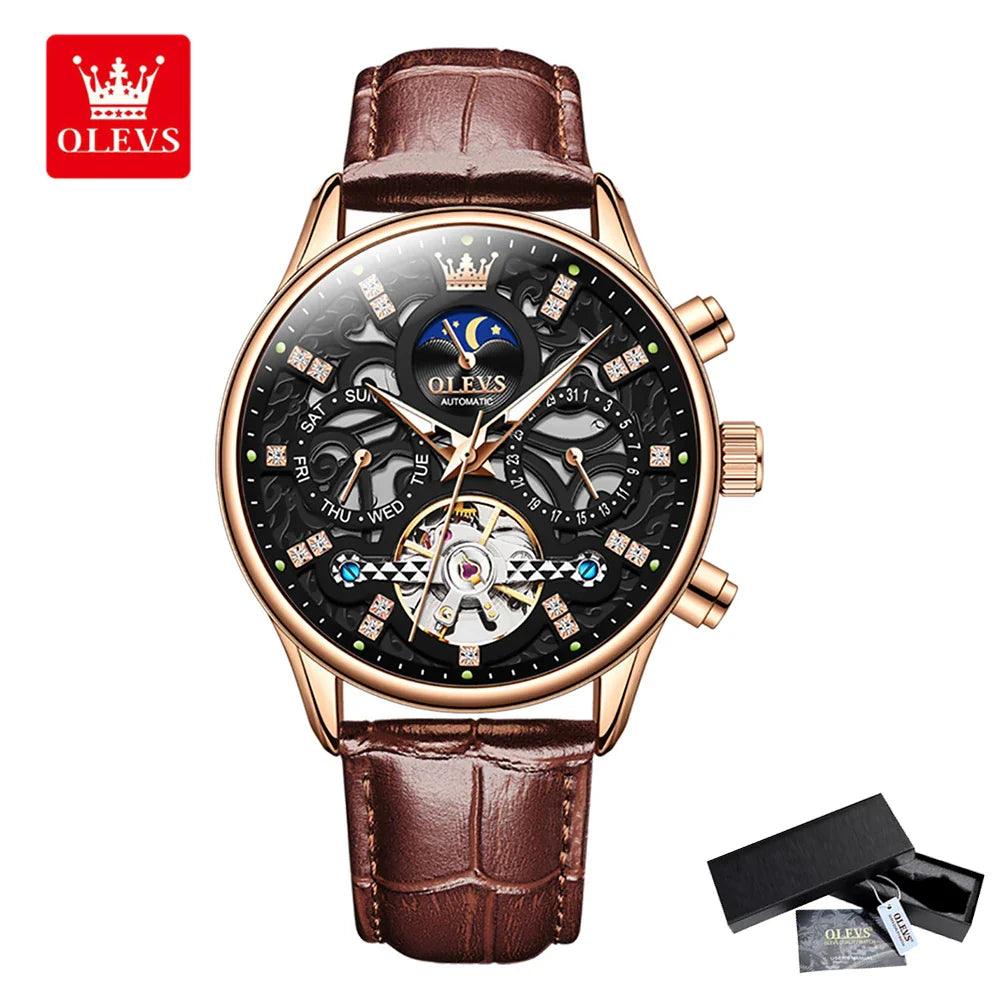 Relógio Masculino Automático Esqueleto Strathelm - Sundian - Sundian