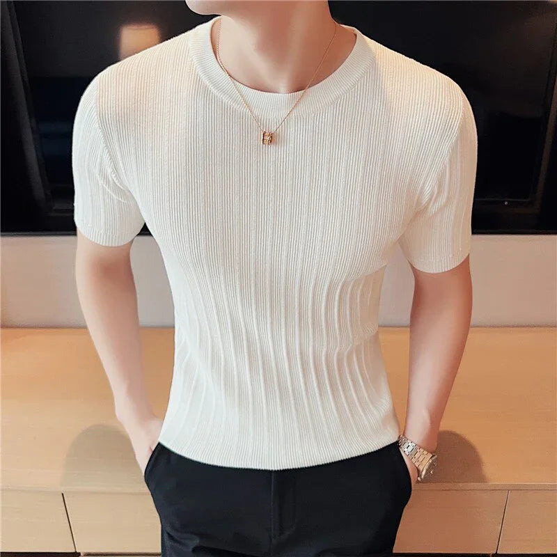 Knit T-shirt - Lets'go - Simply irresistible