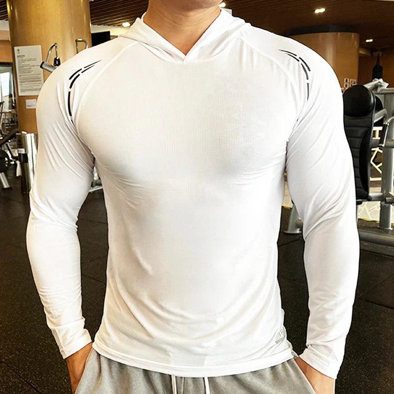 Camiseta Esportiva Masculina Com Capuz - Sundian - Sundian