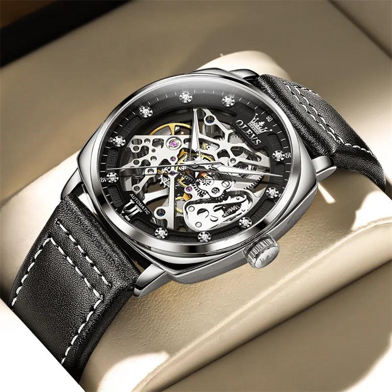 Relógio Masculino Original Automático Esqueleto Valmonte - Sundian - Sundian
