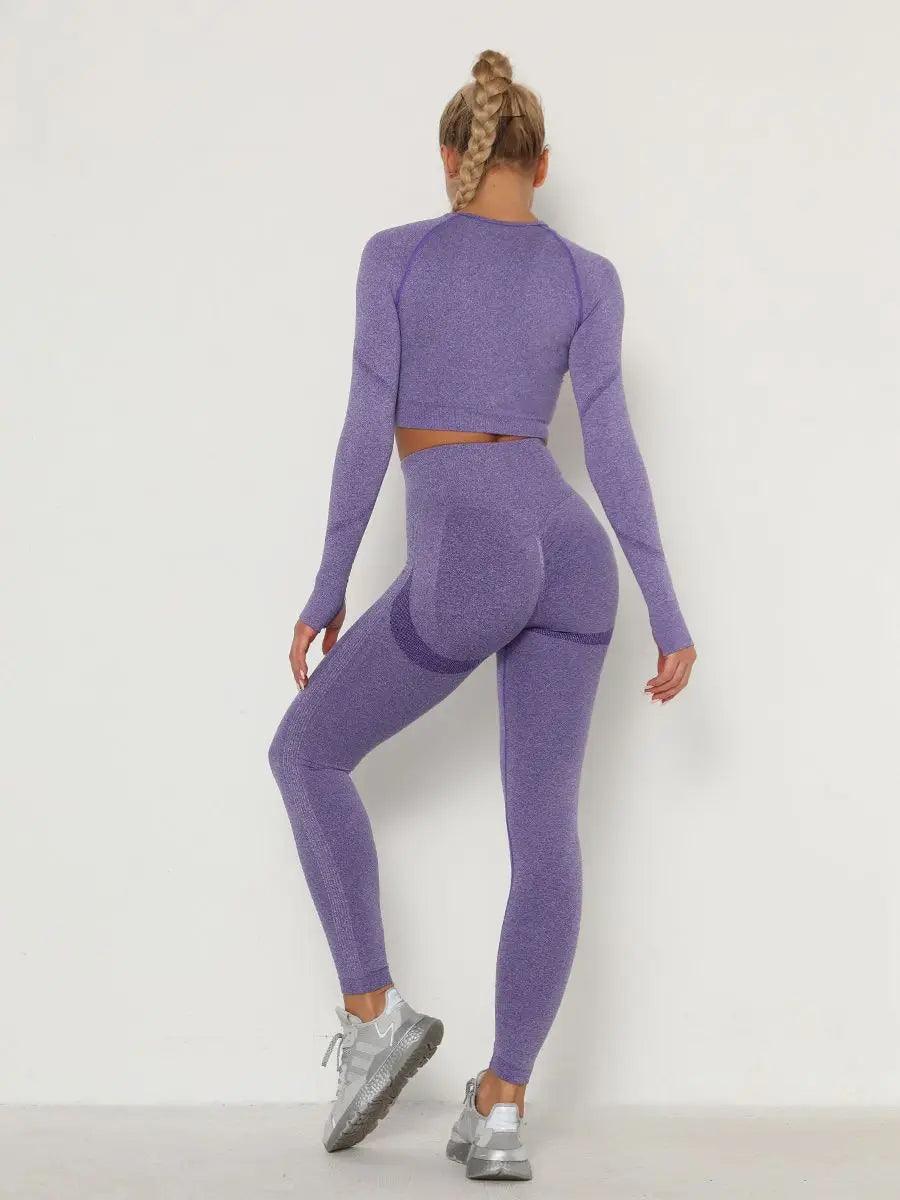 Conjunto Fitness Feminino Manga longa Solis - Sundian - Sundian