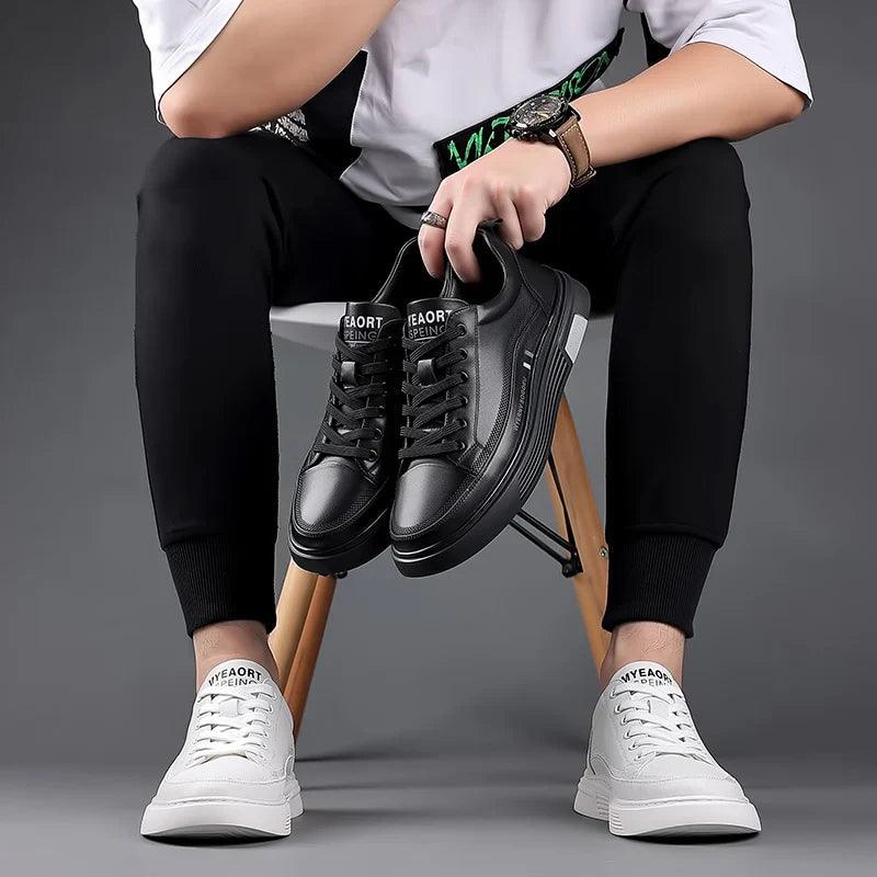 Tênis Casual Sport Flat - Couro Legítimo - Sundian - Sundian
