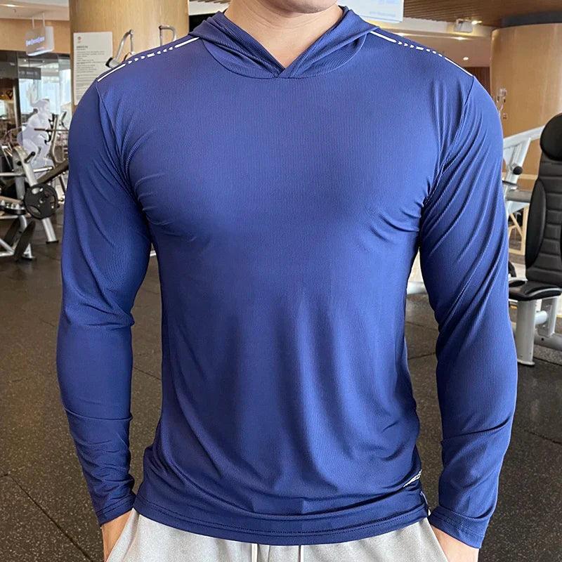 Camiseta Esportiva Masculina Com Capuz - Sundian - Sundian