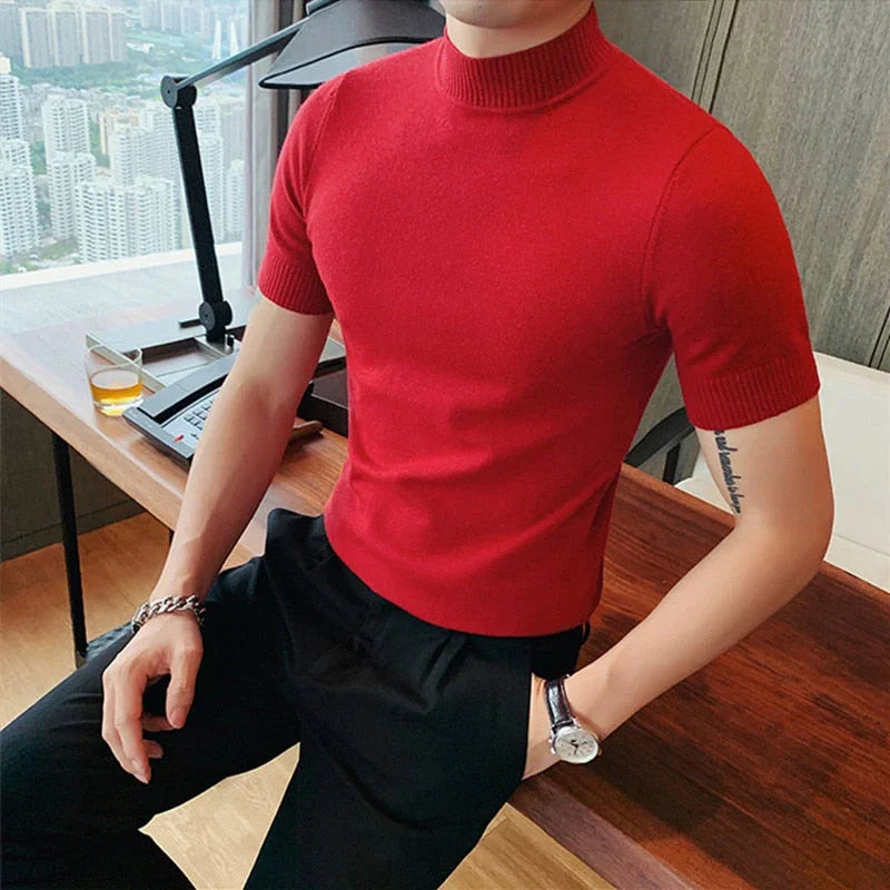 Knitted T-shirt - Malaya – Sophistication with a perfect fit