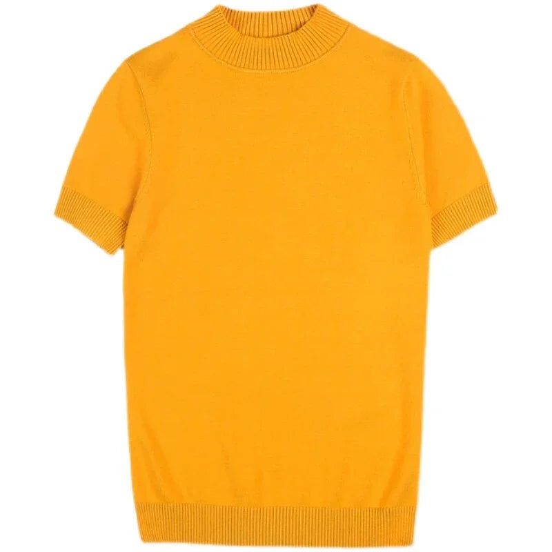 Knitted T-shirt - Malaya – Sophistication with a perfect fit