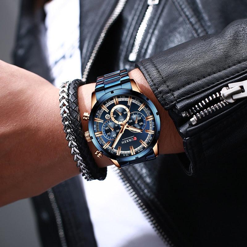 Relógio Tempus Aureum Masculino Curren - Sundian - Sundian