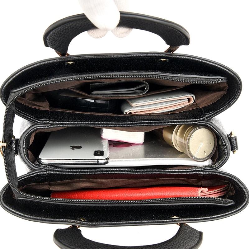 Bolsa Feminina de Couro Elegance - Sundian