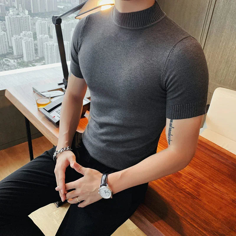 Knitted T-shirt - Malaya – Sophistication with a perfect fit