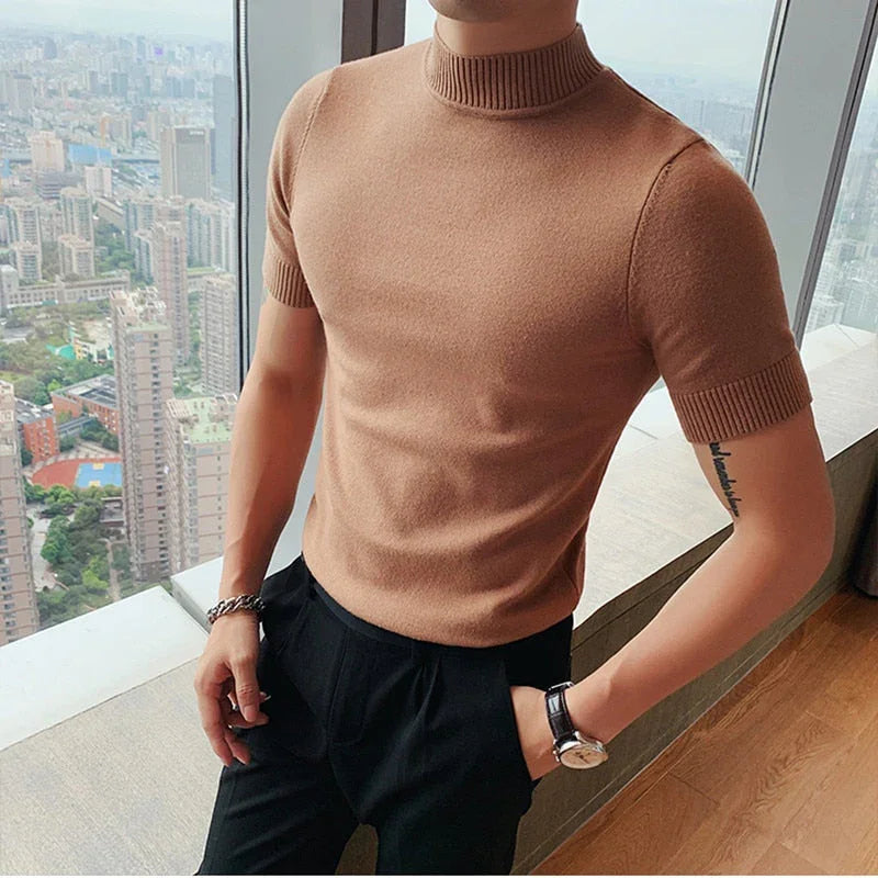 Knitted T-shirt - Malaya – Sophistication with a perfect fit
