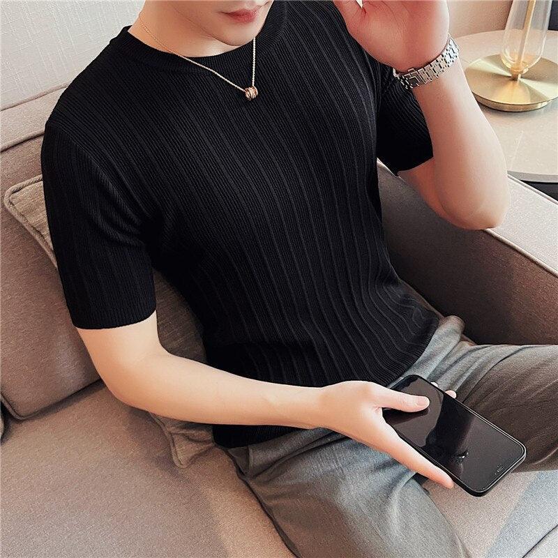 Knit T-shirt - Lets'go - Simply irresistible