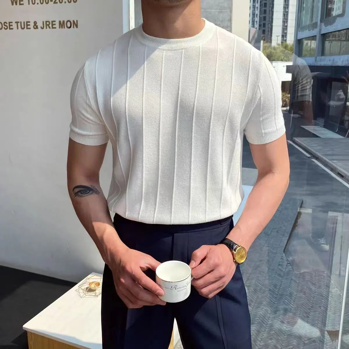 Tricot T-shirt - Lincce – Soft touch and charming look
