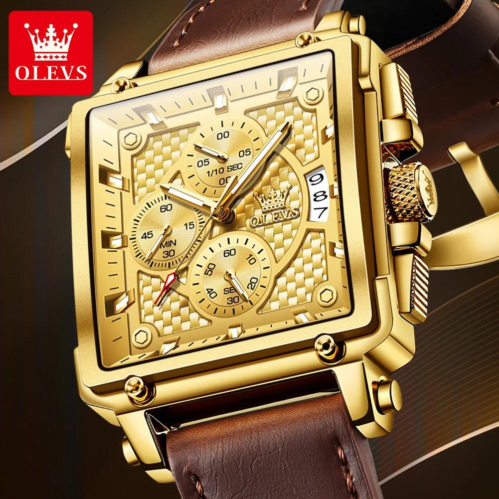 Relógio Masculino Original Quadrado Chronos - Sundian - Sundian